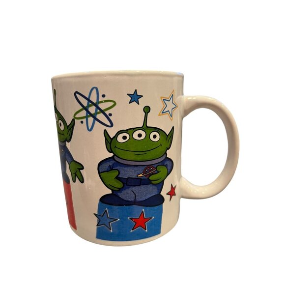 Disney PIXAR Toy Story "Oooooh" Pizza Planet Aliens Coffee/Tea‎ Mug Disneyana - Picture 1 of 6